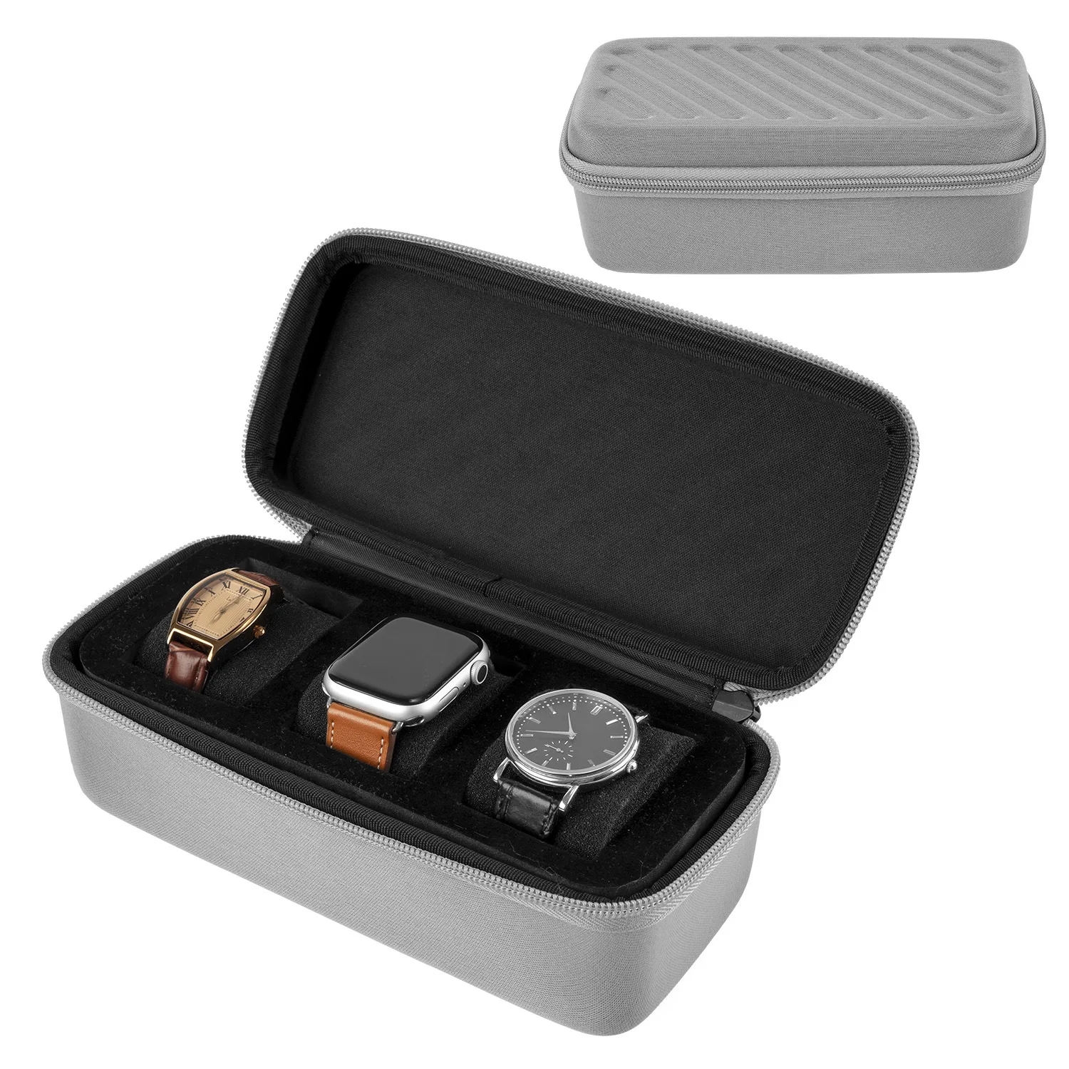3 Slots High-end Anti Drop Watch Bag for Tourism Sports Portable Clocks Cases for Men EVA Watch Collection Storage Display Boxes
3 Slots High-end Anti Drop Watch Bag for Tourism Sports Portable Clocks Cases for Men EVA Watch Collection Storage Display Boxes