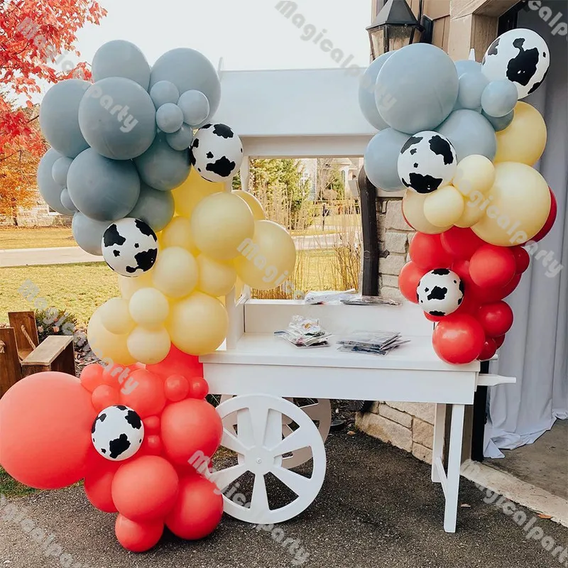 97pcs Matte Coral Yellow Blue Animal Pattern Balloon Arch Birthday Party Gender Reveal Decorations Baby Shower Balloon Chain
97pcs Matte Coral Yellow Blue Animal Pattern Balloon Arch Birthday Party Gender Reveal Decorations Baby Shower Balloon Chain