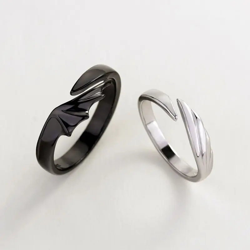 2023 Hot Sale Creative Brass Rings Plain Geometric Angel Devil Wings Couple Opening Rings For Women Men Jewelry
2023 Hot Sale Creative Brass Rings Plain Geometric Angel Devil Wings Couple Opening Rings For Women Men Jewelry