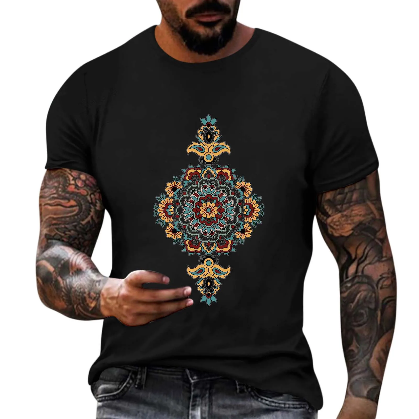 flower printing Male Summer Casual Round Neck Short Sleeve Print T Shirt Blouse Tops boy T Shirt Short Sleeve Casual Cotton
flower printing Male Summer Casual Round Neck Short Sleeve Print T Shirt Blouse Tops boy T Shirt Short Sleeve Casual Cotton