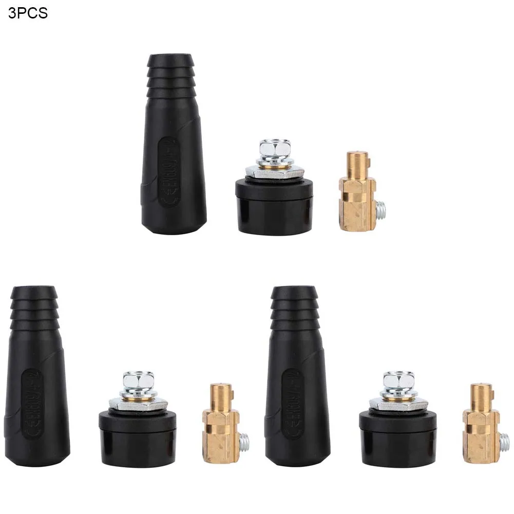 3Set Copper Euro Style Welding Cable Quick Connector 200-400A Welding Wire Connector(10-25)
3Set Copper Euro Style Welding Cable Quick Connector 200-400A Welding Wire Connector(10-25)