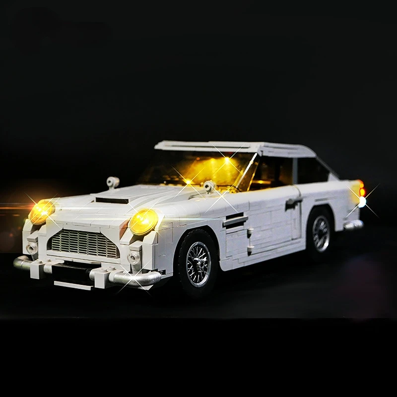 

Набор со светодиодной подсветкой для 10262 года, джеме Бонд, Aston Marting DB5, набор строительных блоков, игрушки для детей (без модели)