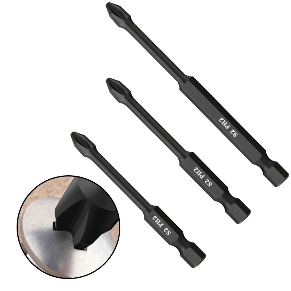 3pcs Magnetic Batch Head Cross Screwdriver Electric Screwdriver Impact Drill Bit Alloy Steel Screwdriver Hand Tool 65/70/90mm
3pcs Magnetic Batch Head Cross Screwdriver Electric Screwdriver Impact Drill Bit Alloy Steel Screwdriver Hand Tool 65/70/90mm