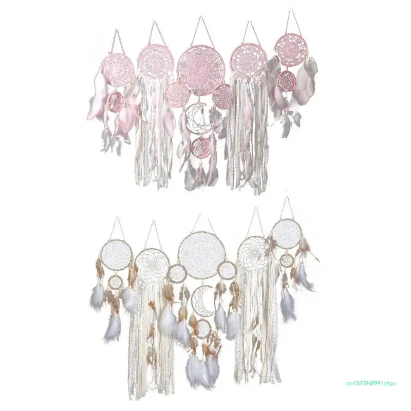 5pcs Dream Catchers Traditional Macrame Dreamcatchers for Bedroom Bohemian Wall
5pcs Dream Catchers Traditional Macrame Dreamcatchers for Bedroom Bohemian Wall