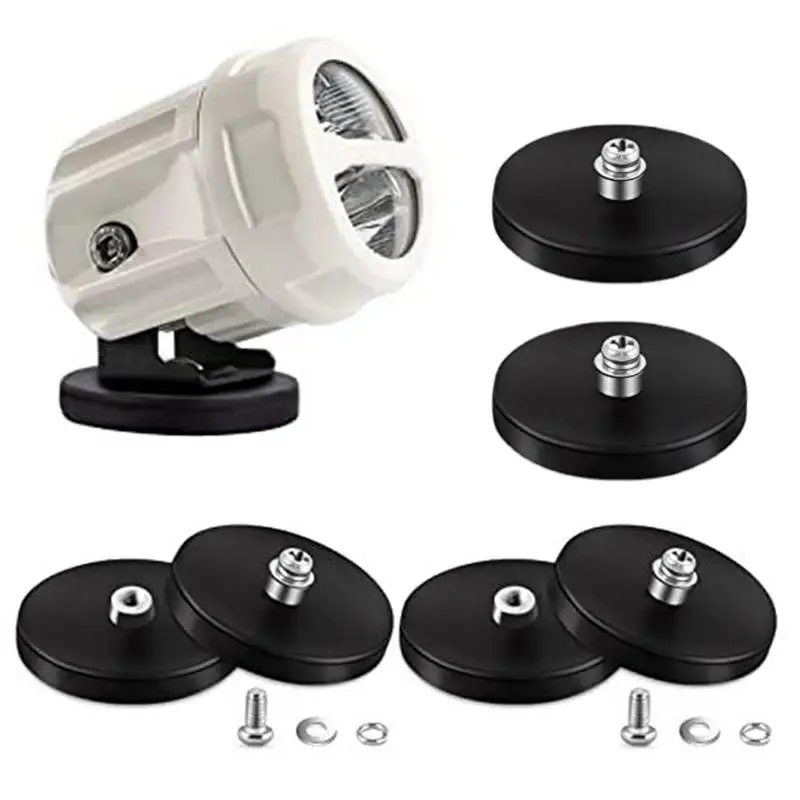 Mounting Magnets Strong 6 PCS Heavy Duty Magnet M4/M6 Male Thread Strong High Friction Magnet Mount Base Non-Slip Anti-Scratch
Mounting Magnets Strong 6 PCS Heavy Duty Magnet M4/M6 Male Thread Strong High Friction Magnet Mount Base Non-Slip Anti-Scratch