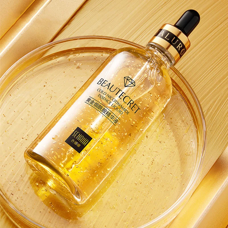24K Gold Niacinamide Face Essence Moisturizing Anti-aging&Wrinkle Hyaluronic Acid Serum Shrinks Pores Repairs Dry Loose Skin
24K Gold Niacinamide Face Essence Moisturizing Anti-aging&Wrinkle Hyaluronic Acid Serum Shrinks Pores Repairs Dry Loose Skin