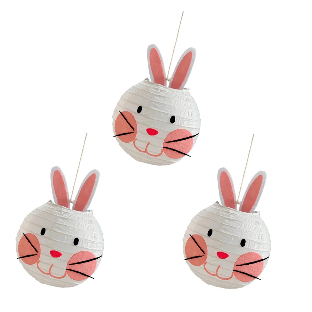 3Pcs Easter Rabbit Shape Lantern Decorative Hanging Lantern Kindergarten Party Lanterns
3Pcs Easter Rabbit Shape Lantern Decorative Hanging Lantern Kindergarten Party Lanterns