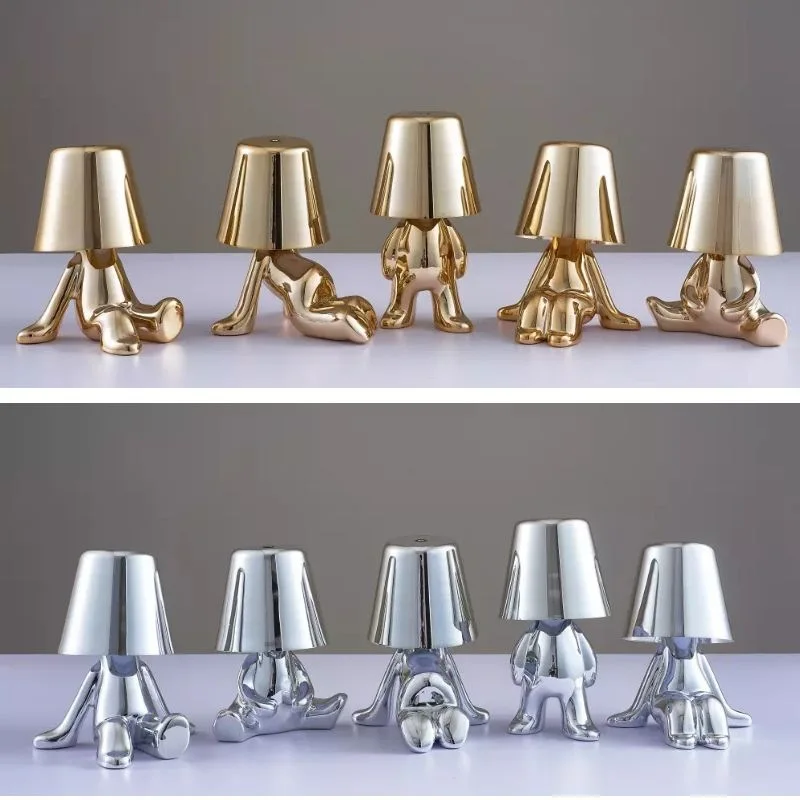 Thinker Lamp Collection Golden Boy Atmosphere Light Decorative Ornament Rechargeable LED Touch Lamp for Living Room Art Decor
Thinker Lamp Collection Golden Boy Atmosphere Light Decorative Ornament Rechargeable LED Touch Lamp for Living Room Art Decor
