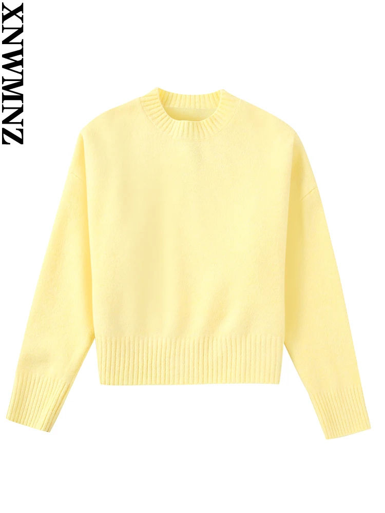XNWMNZ 2022 Women Fashion Soft Knit Sweater Woman Casual Versatile O Neck Long Sleeve Sweater Female Chic Pullover
XNWMNZ 2022 Women Fashion Soft Knit Sweater Woman Casual Versatile O Neck Long Sleeve Sweater Female Chic Pullover