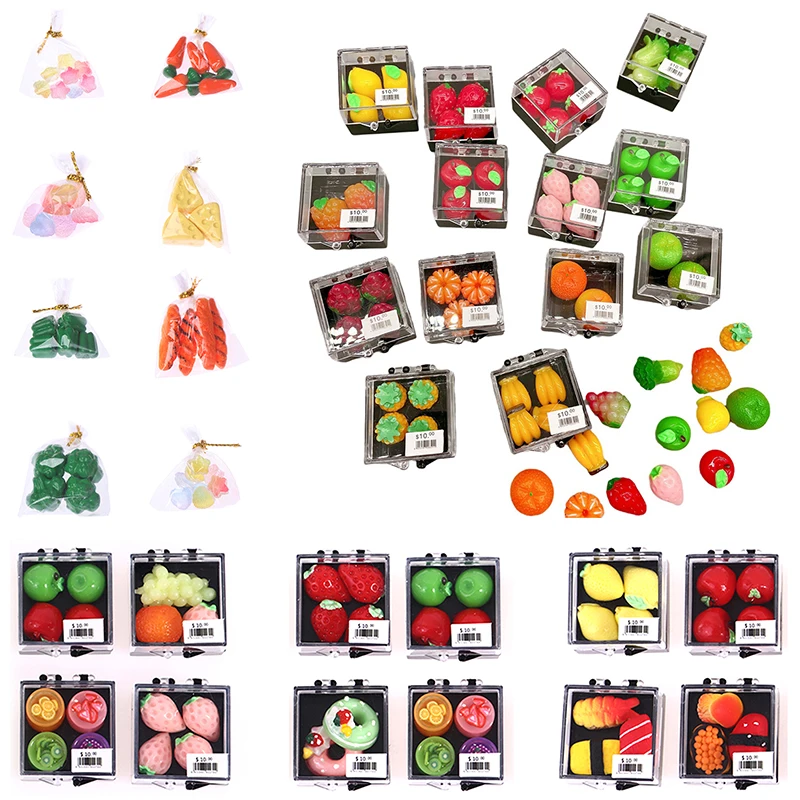 Mini Simulation Fruit Dolls Miniature Food Toys Play Kitchen For Doll House Decoration Dollhouse Accessories
Mini Simulation Fruit Dolls Miniature Food Toys Play Kitchen For Doll House Decoration Dollhouse Accessories