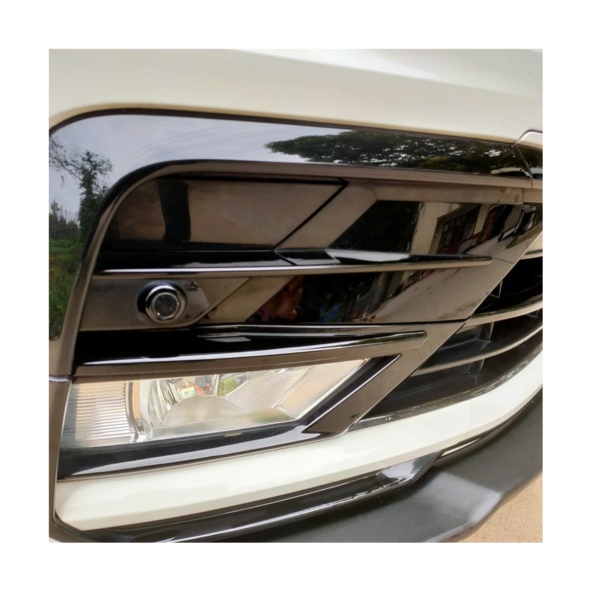 Car Glossy Black Under Front Center Grille Grill Moulding Strips Fog Light Cover Trim for VW Tiguan Rline 2017-2021
Car Glossy Black Under Front Center Grille Grill Moulding Strips Fog Light Cover Trim for VW Tiguan Rline 2017-2021