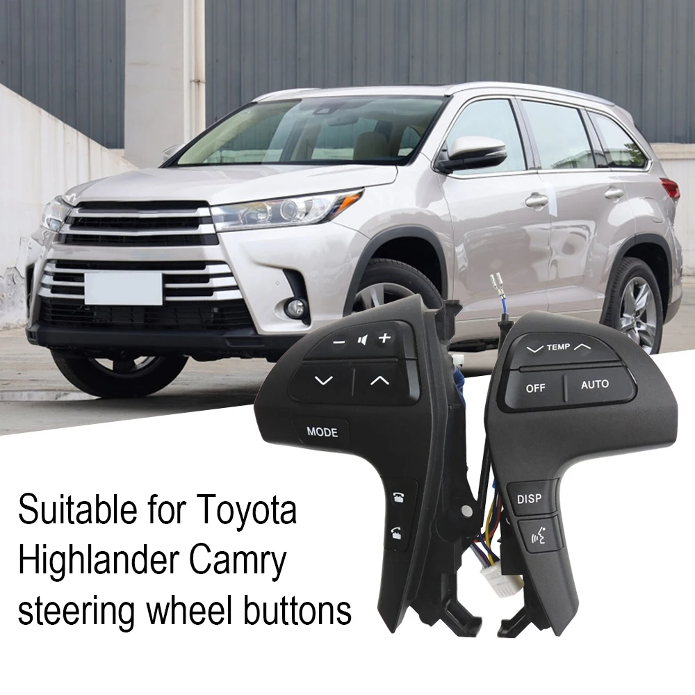 

Premier Quality Steering Wheel Switches buttons for Toyota Camry/Hilux Vigo/Highlander/Innova/Premio Motors OE Quality