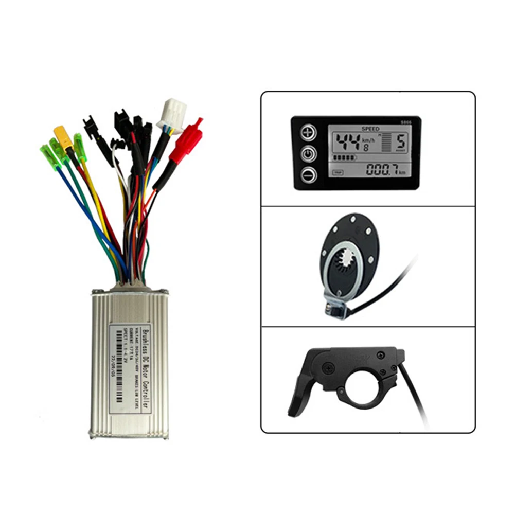 E-bike Controller Suite For MTB Kit Metal+ABS Part Scooter Sine Wave Controller TT009 Throttle 24-48V 17A Durable
E-bike Controller Suite For MTB Kit Metal+ABS Part Scooter Sine Wave Controller TT009 Throttle 24-48V 17A Durable