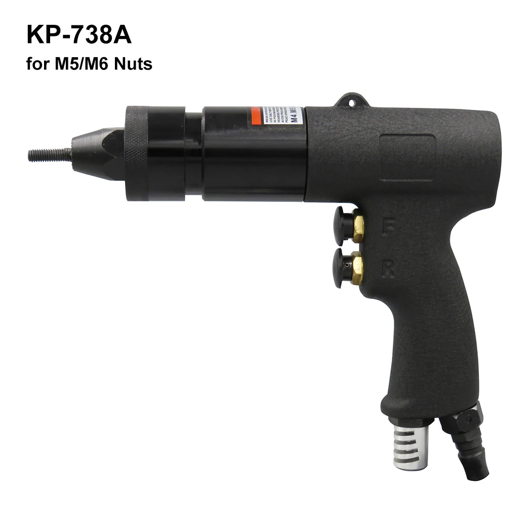 KP-738A M5 M6 Pneumatic Rivet Nut Gun Air Riveter Nut Self-locking Head Type Riveting Tool Handheld Pull Rivet Pneumatic Tools
KP-738A M5 M6 Pneumatic Rivet Nut Gun Air Riveter Nut Self-locking Head Type Riveting Tool Handheld Pull Rivet Pneumatic Tools