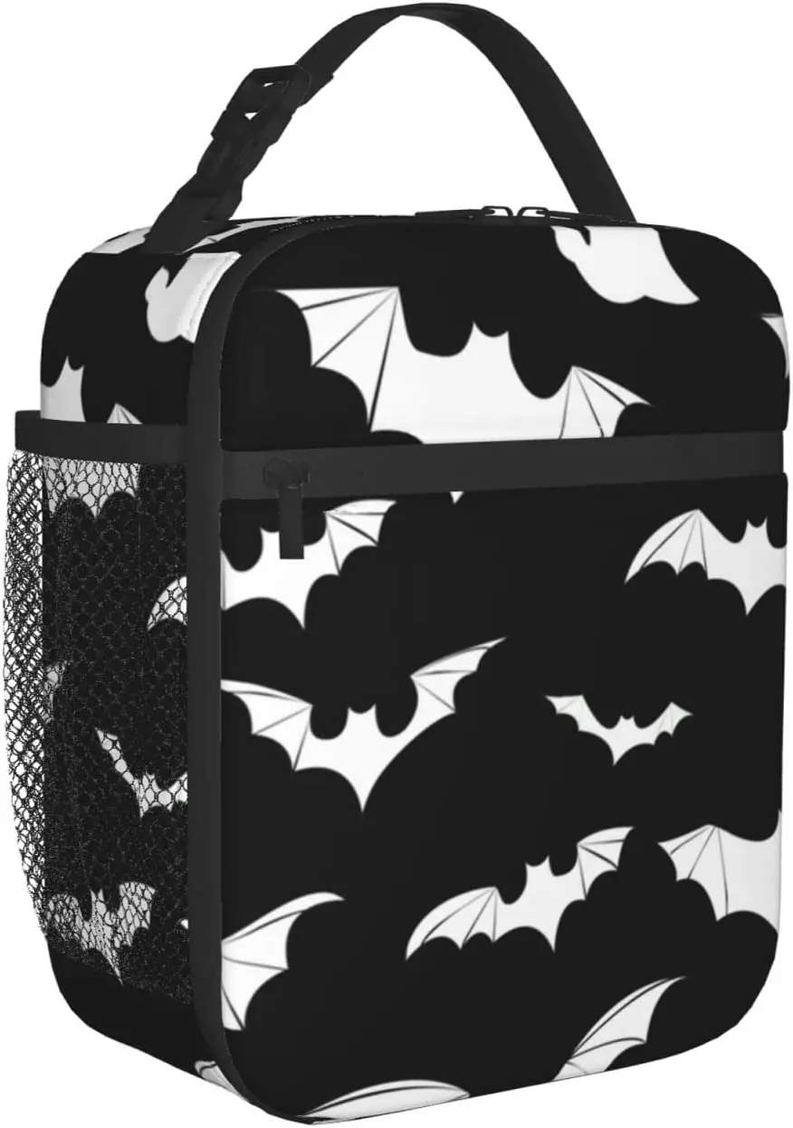 Женский Ланч-бокс с летучими мышами для Хэллоуина, изолированный Ланч-бокс, сумка-тоут для работы, пикника, пляжа или путешествий
Женский Ланч-бокс с летучими мышами для Хэллоуина, изолированный Ланч-бокс, сумка-тоут для работы, пикника, пляжа или путешествий