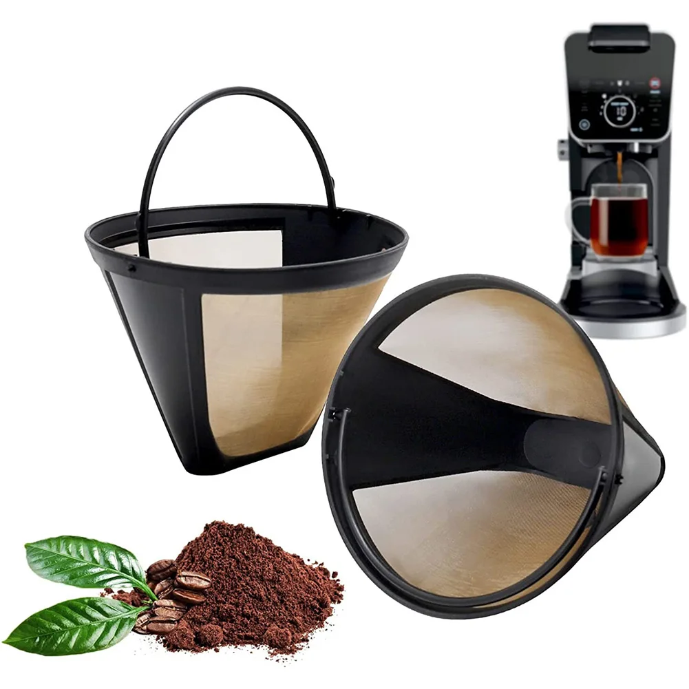 Coffee Filter Coffee Filter Funnel High Quality Mesh Basket Coffee Filter Fits 4# Cone Coffeemakers Long Service Life
Coffee Filter Coffee Filter Funnel High Quality Mesh Basket Coffee Filter Fits 4# Cone Coffeemakers Long Service Life