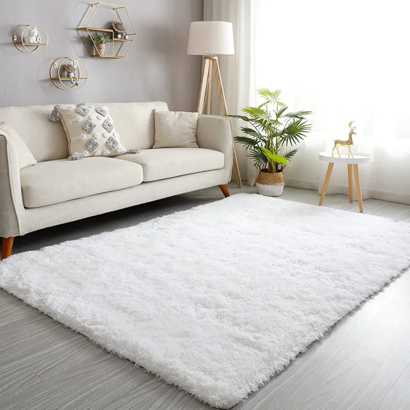 

Shaggy Carpets Rugs for Living Room Bedroom Soft Fluffy Fuzzy Area Rug for Kids Baby Nursery Modern Indoor Plush Carpet