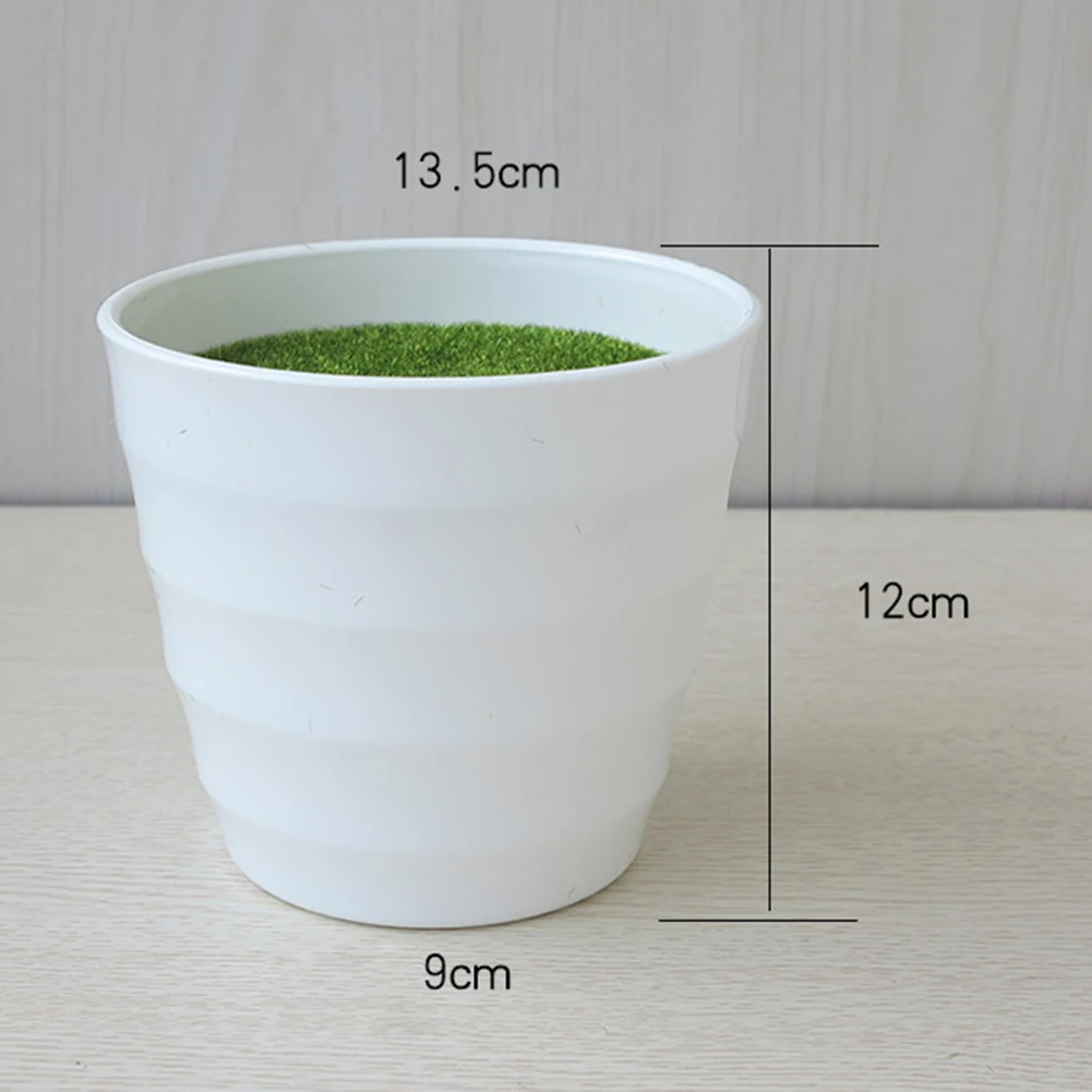 Artificial Pot Plants Pot Nursery Pot Artificial Lawn Vase White Plastic Thick Plant Flower Pot Home Garden Decoration
Artificial Pot Plants Pot Nursery Pot Artificial Lawn Vase White Plastic Thick Plant Flower Pot Home Garden Decoration