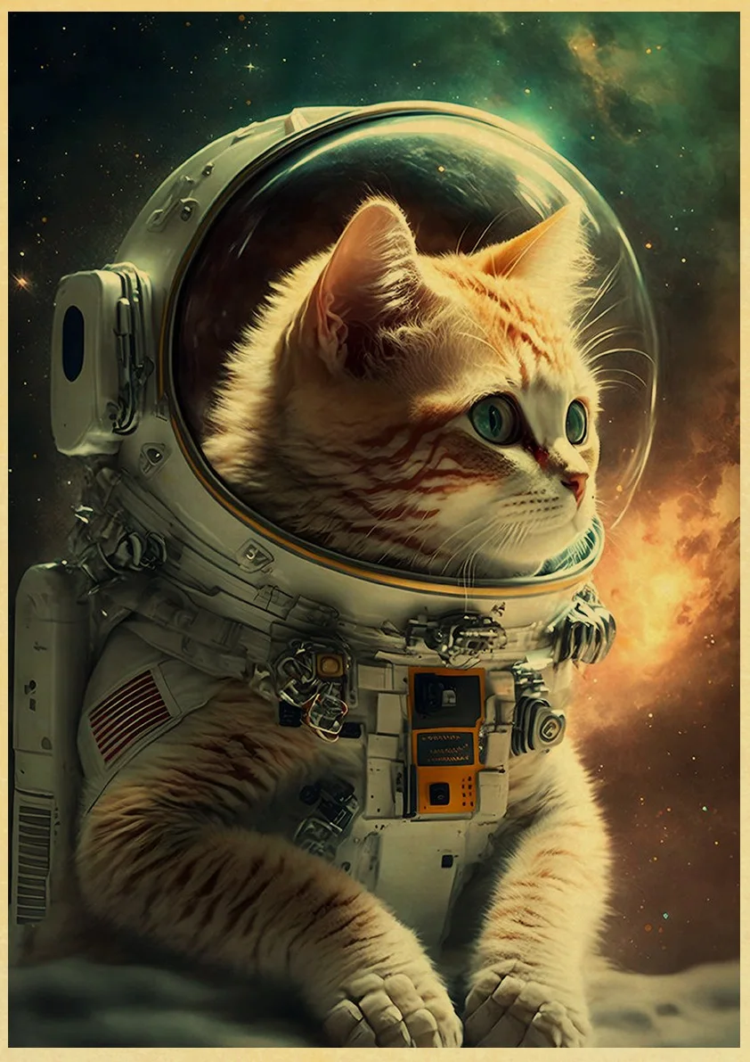 Картина "Астронавт, кошка" Snapseed
Картина "Астронавт, кошка" Snapseed
