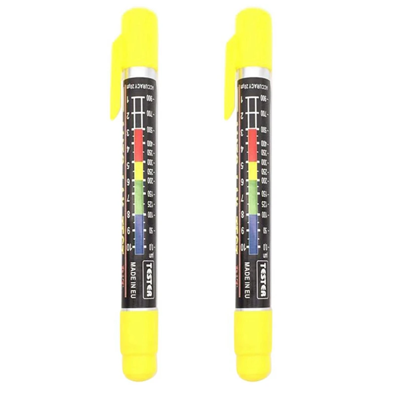 Hot 2X Car Paint Thickness Tester Gauge For Car Tool Crash Checking Meter With Magnetic Tip Scale Indicate
Hot 2X Car Paint Thickness Tester Gauge For Car Tool Crash Checking Meter With Magnetic Tip Scale Indicate