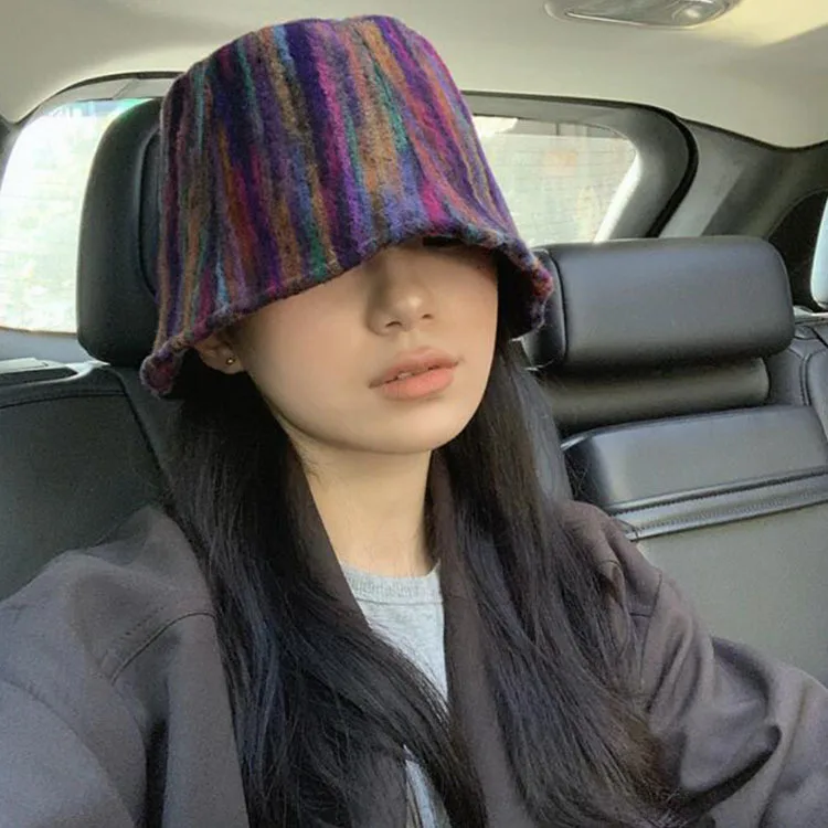 Vintage Tweed Bucket Hat Woman Exotic Mixed Color Personality Vintage Fisherman Hat Pot Hat
Vintage Tweed Bucket Hat Woman Exotic Mixed Color Personality Vintage Fisherman Hat Pot Hat