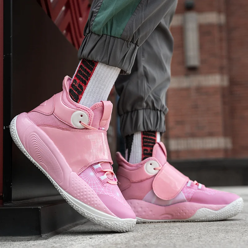 Couple Men Basketball Training Shoes Pink New Fashion Men's Basketball Sneakers High Top Platform Cushion Men Boy Athletic Shoes
Couple Men Basketball Training Shoes Pink New Fashion Men's Basketball Sneakers High Top Platform Cushion Men Boy Athletic Shoes