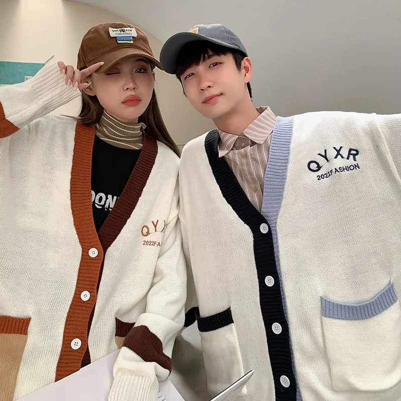 High quality Couple's cardigan autumn winter ins fashion college coat men's loose lazy style sweater
High quality Couple's cardigan autumn winter ins fashion college coat men's loose lazy style sweater