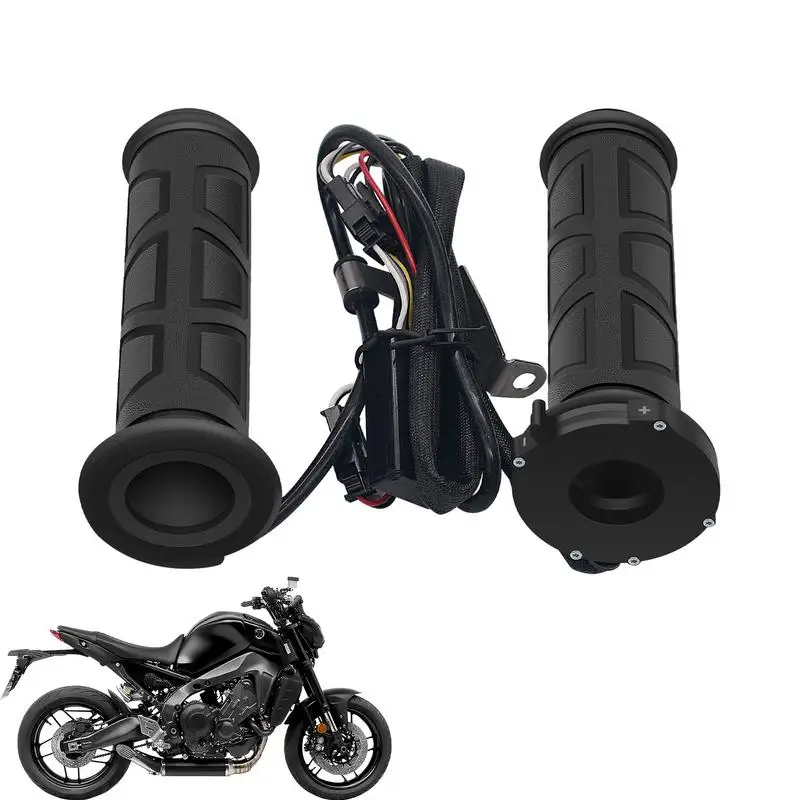 Heated Motorcycle Grips Electric Handlebar Warmer Luxury Motorbike Heating Handlebars Temperature Adjustable Grip Cover
Heated Motorcycle Grips Electric Handlebar Warmer Luxury Motorbike Heating Handlebars Temperature Adjustable Grip Cover