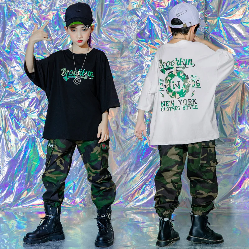 Children's Camouflage Hip Hop Trendy Clothes Autumn Boys' Hip Hop Work Suit Girls' Catwalk Children's Hiphop Performance Clothes
Children's Camouflage Hip Hop Trendy Clothes Autumn Boys' Hip Hop Work Suit Girls' Catwalk Children's Hiphop Performance Clothes