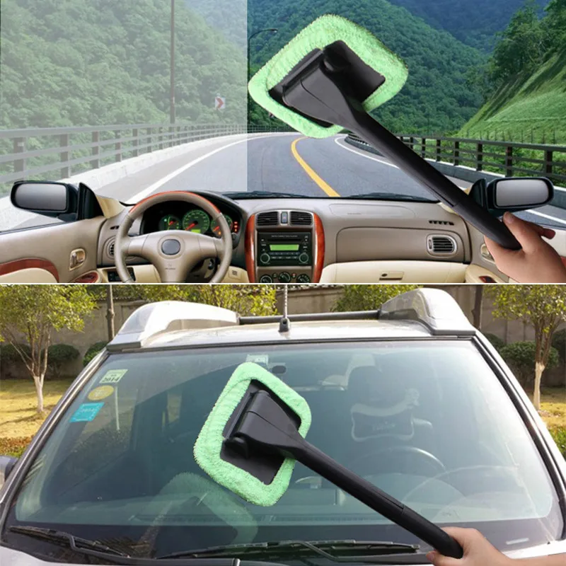 Car Window Cleaning Brush Kit Windshield Wiper Microfiber Wiper Cleaner Cleaning Brush Auto Cleaning Wash Tool with Long Handle
Car Window Cleaning Brush Kit Windshield Wiper Microfiber Wiper Cleaner Cleaning Brush Auto Cleaning Wash Tool with Long Handle