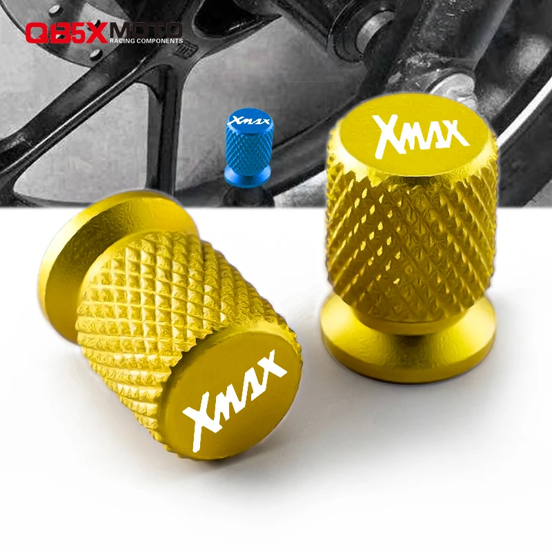 

1 Pair Motorcycle CNC Aluminum Wheel Tire Valve caps For YAMAHA XMAX X-MAX 125 250 300 400 TMAX 500 560 530 SX/DX all year