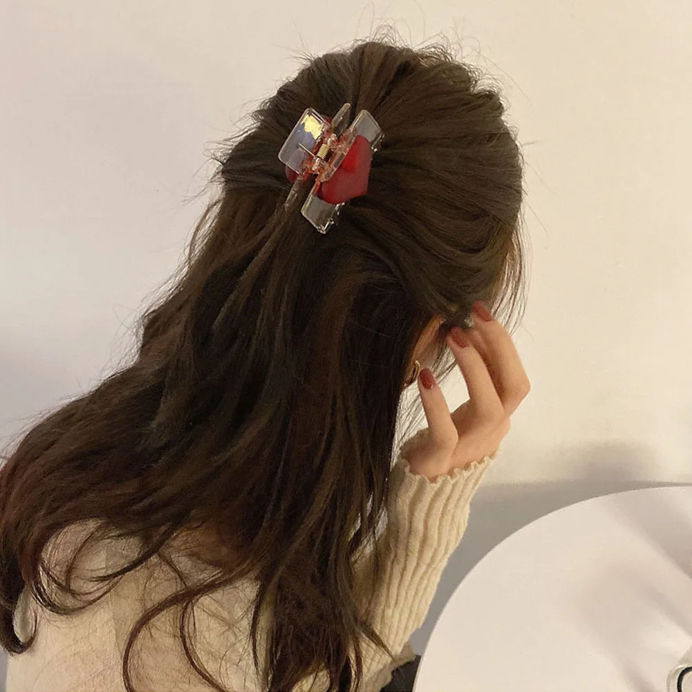 2022 Ins Fashion Women Elegant Red Heart Hair Claws Sweet Candy Hair Clips Hairstyle Makeup Headband Hairpin Hair Accessories
2022 Ins Fashion Women Elegant Red Heart Hair Claws Sweet Candy Hair Clips Hairstyle Makeup Headband Hairpin Hair Accessories