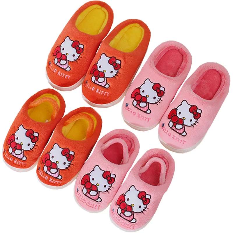 Kawaii anime peripheral Hello Kitty autumn and winter indoor warmth non-slip plush cotton slippers Christmas birthday gift
Kawaii anime peripheral Hello Kitty autumn and winter indoor warmth non-slip plush cotton slippers Christmas birthday gift