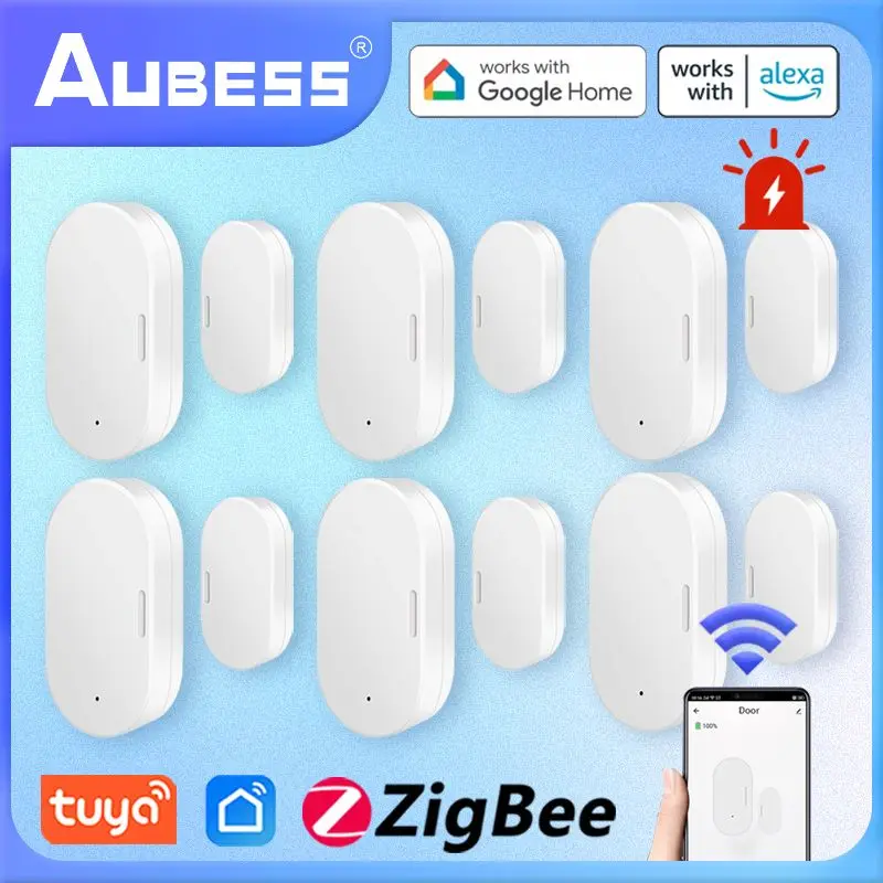 Датчик двери и окон Tuya Zigbee 3,0, магнитный беспроводной детектор открытия и закрытия дверей для умного дома, работает с Alexa Google Home
Датчик двери и окон Tuya Zigbee 3,0, магнитный беспроводной детектор открытия и закрытия дверей для умного дома, работает с Alexa Google Home