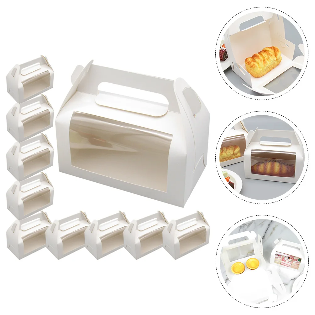10Pcs Birthday Party Cake Packaging Cake Storage Cake Carriers For Transport for Dessert Daily Home Cake
10Pcs Birthday Party Cake Packaging Cake Storage Cake Carriers For Transport for Dessert Daily Home Cake