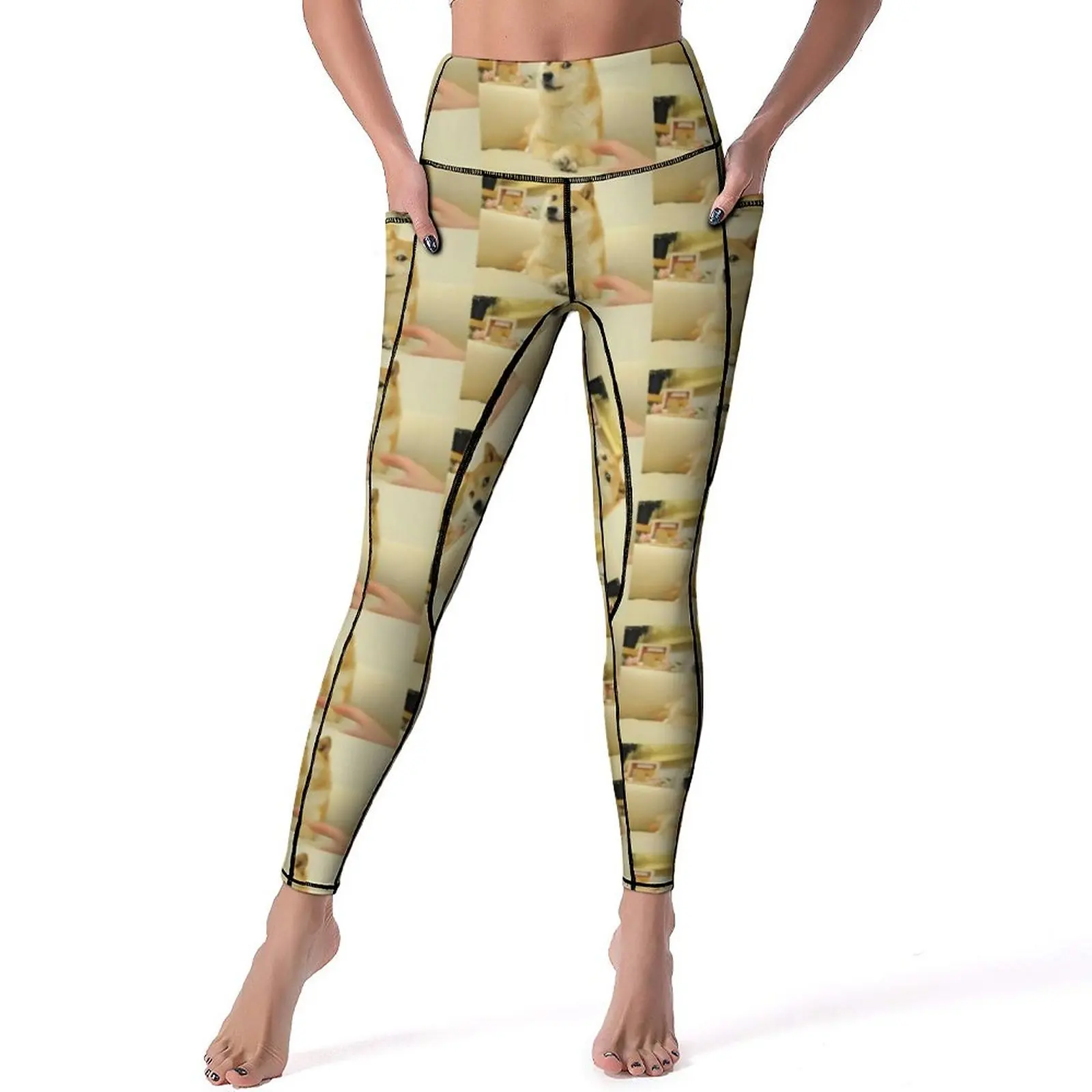 Doge Meme Quality Yoga Pants Shibe Dog Face Leggings Push Up Running Leggins Lady Vintage Quick-Dry Sports Tights
Doge Meme Quality Yoga Pants Shibe Dog Face Leggings Push Up Running Leggins Lady Vintage Quick-Dry Sports Tights