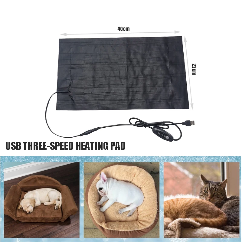 22x40cm/30X45cm/17x24cm5V 2A USB Pet Warmer Heating Pad Electric Heater Pad Winter Warm Carpet For Animals Pet Heater Mat Carpet
22x40cm/30X45cm/17x24cm5V 2A USB Pet Warmer Heating Pad Electric Heater Pad Winter Warm Carpet For Animals Pet Heater Mat Carpet