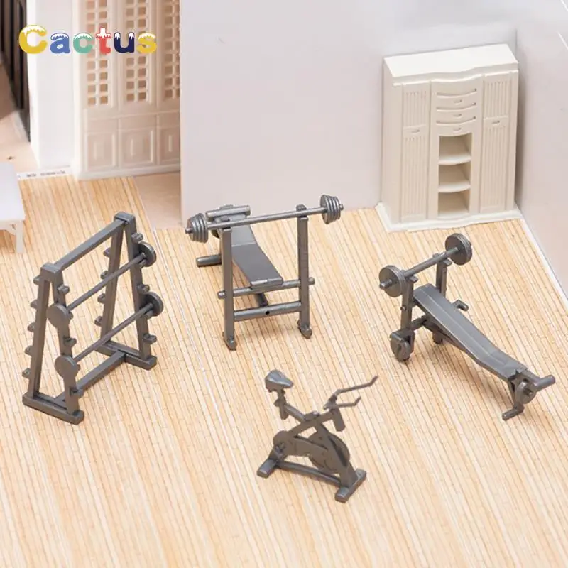 1Set Doll house scene decoration model mini fitness equipment DIY handmade building model
1Set Doll house scene decoration model mini fitness equipment DIY handmade building model