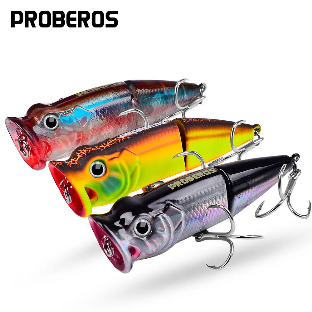 PROBEROS 5 шт. шумные попперы приманки 7,3 см-11,5 г 2-сегментные рыболовные приманки Плавающие жесткие плавающие приманки топвотер Басс приманки рыболовные снасти
PROBEROS 5 шт. шумные попперы приманки 7,3 см-11,5 г 2-сегментные рыболовные приманки Плавающие жесткие плавающие приманки топвотер Басс приманки рыболовные снасти