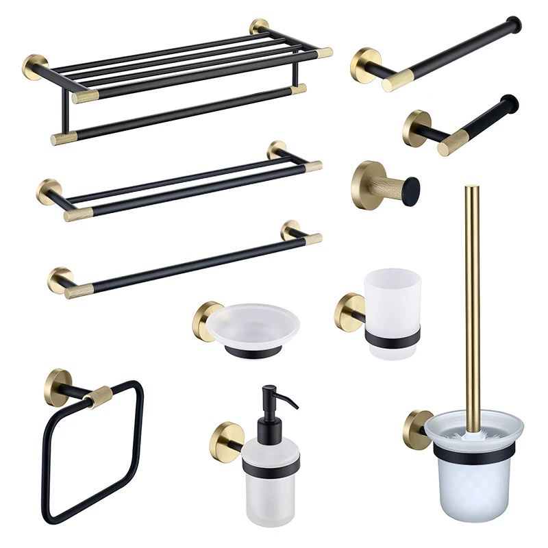 Gold Black Hanging Stainless Steel Clothes Hook Toilet Brush Soap Pot Paper Towel Holder Cup Holder Bathroom Accessories
Gold Black Hanging Stainless Steel Clothes Hook Toilet Brush Soap Pot Paper Towel Holder Cup Holder Bathroom Accessories