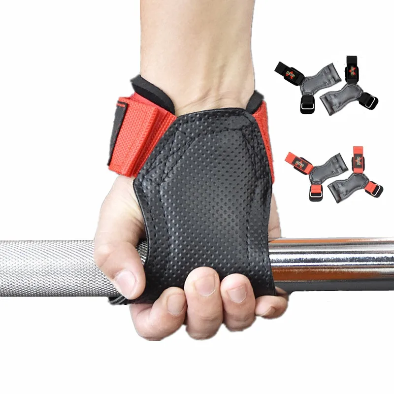 Bodybuilding Weight Lifting Grips for Heavy Powerlifting Deadlifts Rows Pull Ups with Neoprene Padded Wrist Wraps Support
Bodybuilding Weight Lifting Grips for Heavy Powerlifting Deadlifts Rows Pull Ups with Neoprene Padded Wrist Wraps Support
