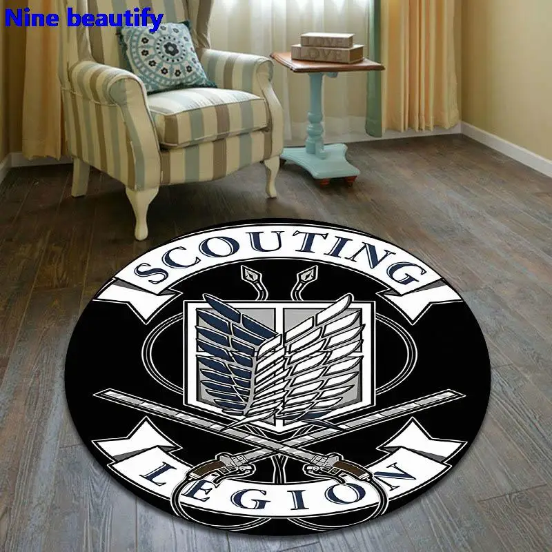 Rug Tapis Attack On Titan Cartoon Round Carpet Children Play Carpet Living Room Bedroom Non-slip Carpet Photography Props Gift
Rug Tapis Attack On Titan Cartoon Round Carpet Children Play Carpet Living Room Bedroom Non-slip Carpet Photography Props Gift