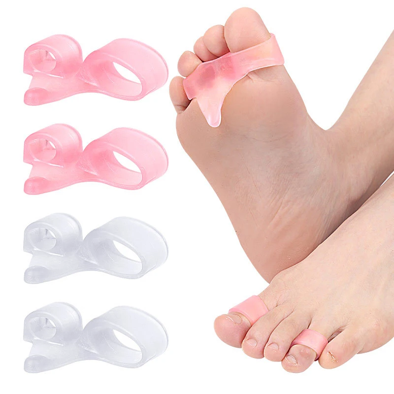 2Pcs New Foot Fingers Protector Thumb Valgus Foot Care Tool Toe Corrector Toe Pads Pedicure Two Hole Big Toe Toe Separator
2Pcs New Foot Fingers Protector Thumb Valgus Foot Care Tool Toe Corrector Toe Pads Pedicure Two Hole Big Toe Toe Separator