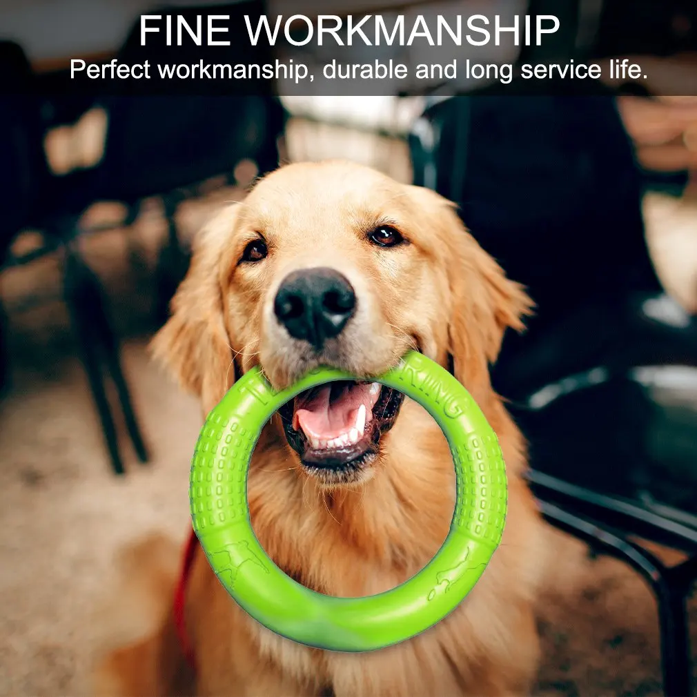 Dog Toys Pet Flying Disk Training Ring Puller Anti-Bite Floating Interactive Supplies Dog Toys Aggressive Chewing Pet Supplies
Dog Toys Pet Flying Disk Training Ring Puller Anti-Bite Floating Interactive Supplies Dog Toys Aggressive Chewing Pet Supplies