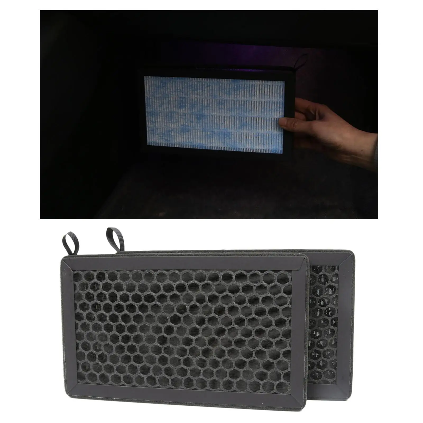2 Filter with Activated Carbon for Accessories Replacement Against Dust Pollen Gases Odors
2 Filter with Activated Carbon for Accessories Replacement Against Dust Pollen Gases Odors