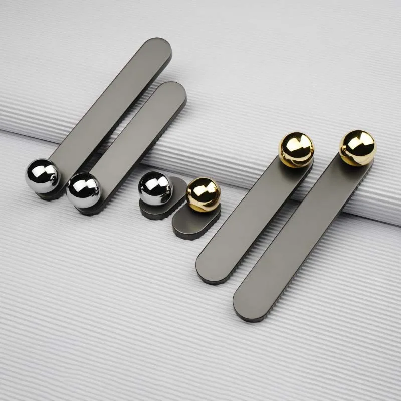 Furniture Hardware Wardrobe Handle Simple Cabinet Door Handle Zinc Alloy Kitchen Accessories Dressers for Bedroom Drawer Knobs
Furniture Hardware Wardrobe Handle Simple Cabinet Door Handle Zinc Alloy Kitchen Accessories Dressers for Bedroom Drawer Knobs
