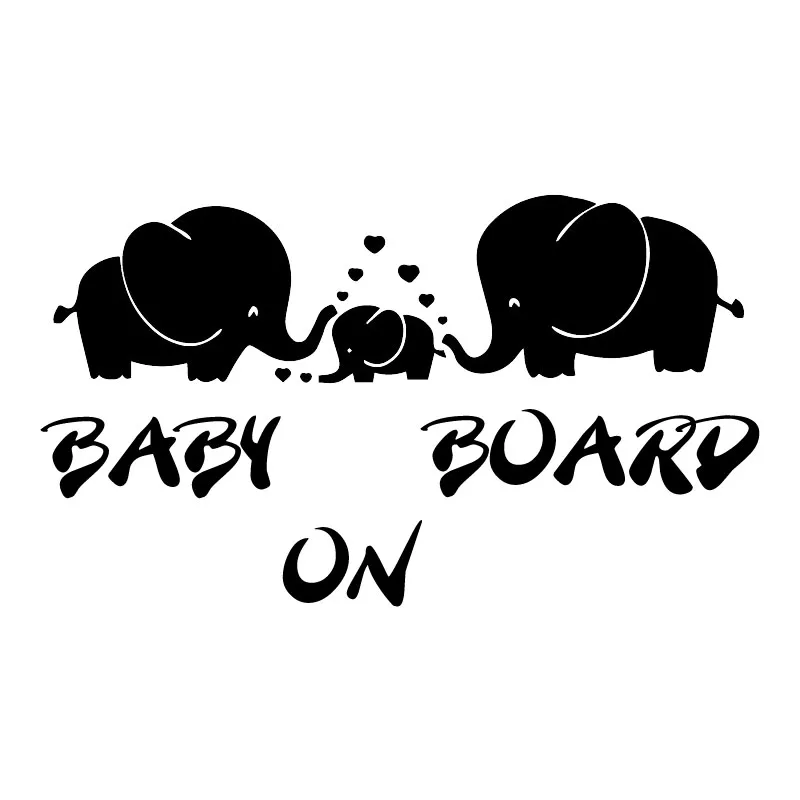 Car Sticker Lovely Animal Elephant BABY ON BOARD Cartoon Vinyl Decals Car Bumper Body Rear Window Decorative Decals,18CM
Car Sticker Lovely Animal Elephant BABY ON BOARD Cartoon Vinyl Decals Car Bumper Body Rear Window Decorative Decals,18CM