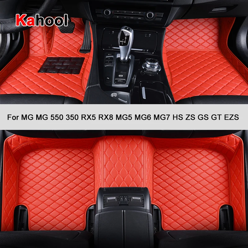 

KAHOOL пользовательские автомобильные коврики для MG 550 350 RX5 RX8 MG5 MG6 MG7 HS ZS GS GT EZS автомобильные аксессуары ножной ковер