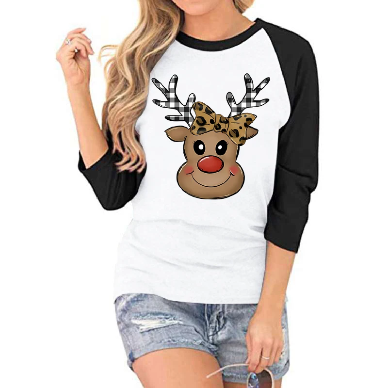Kawaii Chirstmas Deer Women T Shirt Cartoon Graphic Printing Fashion T Shirt Hip Hop Streetwear Casual Autumn Female Tops Tees
Kawaii Chirstmas Deer Women T Shirt Cartoon Graphic Printing Fashion T Shirt Hip Hop Streetwear Casual Autumn Female Tops Tees
