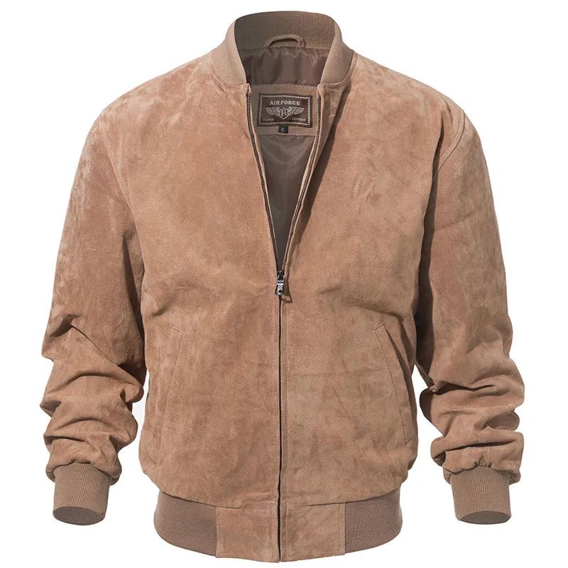 2021 New Men's Classic Real Pigskin Jacket Genuine Baseball Pilot Leather Jacket Leather Coat European Style
2021 New Men's Classic Real Pigskin Jacket Genuine Baseball Pilot Leather Jacket Leather Coat European Style